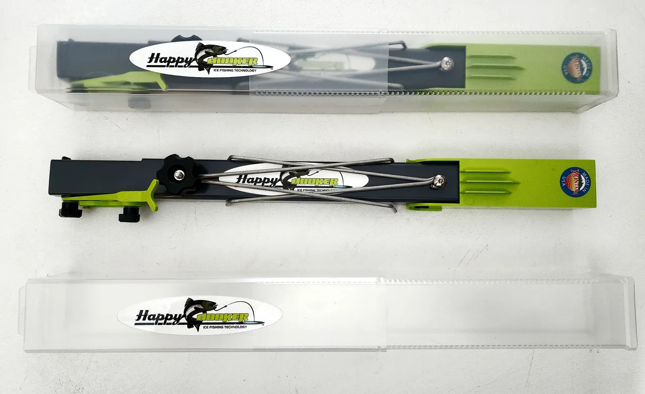 Happy Hooker Ice fishing, auto hook setter